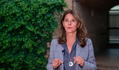 La vicepresidenta de Colombia, Marta Lucía Ramírez