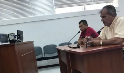 Alias 'Happy' durante la audiencia.