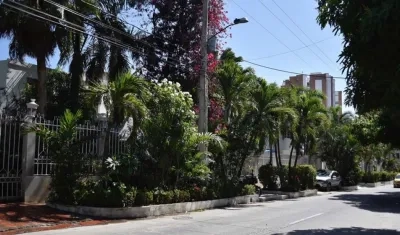 Fachada de la casa de Enilce López