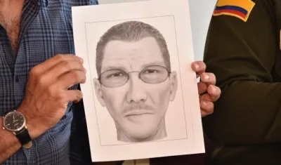 Este es el retrato del tercer involucrado en el atentado.