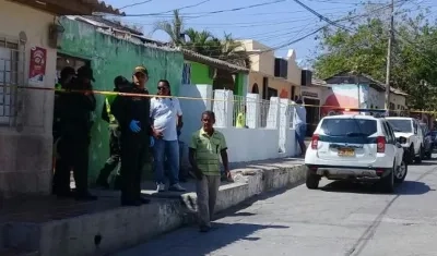 Lugar de los hechos en el Barrio Abajo.