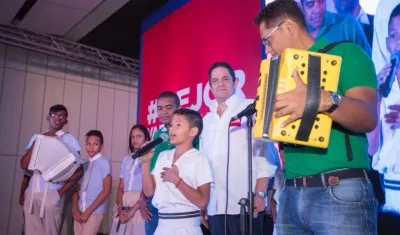Desde Valledupar, el candidato Germán Vargas Lleras se comprometió con la cultura.
