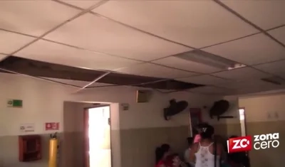 Estado en que se encuentra uno de los puestos de salud de Sabanalarga.