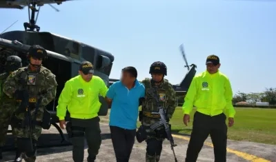 Guerrillero del ELN capturado.