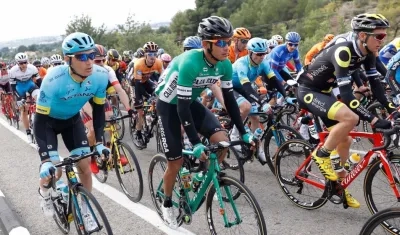 Nelson Soto durante la última etapa.