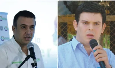 Edwin Besaile y Alejandro Lyons Muskus.