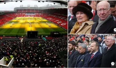 Protagonistas del equipo inglés estuvieron en Old Trafford.