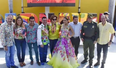 Organizadores y actores del Carnaval de Barranquilla 2018.