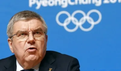 El presidente del COI, el alemán Thomas Bach.
