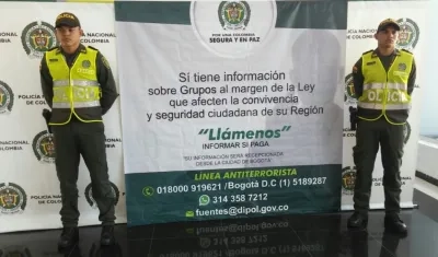 Policía insistió a la comunidad para que siga brindando información.