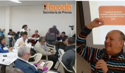 La Junta Nacional de Fecode se reunió este miércoles.