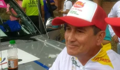 Luis 'Lucho' Herrera, exciclista colombiano. 