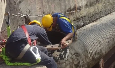 La empresa ya inició los trabajos de reparación.