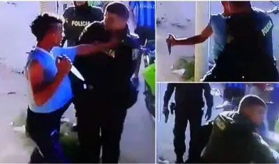 Imágenes del hecho.