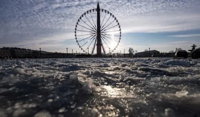 Así se ven las calles en París.