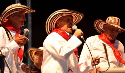 Los Gaiteros de San Jacinto en la Noche de Tambó.