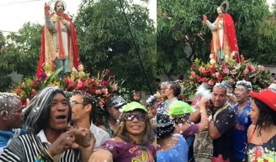La procesión de San Agatón, un sábado de Carnaval, entre religiosa y pagana.