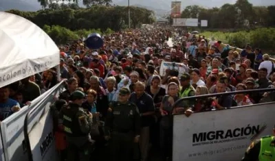 Así luce la frontera con Venezuela.