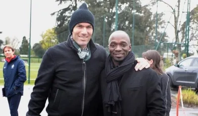 Zinedine Zidane y Claude Makelele.