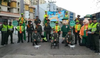 La Policía tendrá 1.800 uniformados más para los 4 eventos del Carnaval.