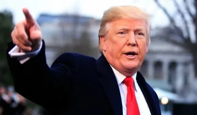 Donald Trump, presidente de los Estados Unidos.