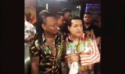 Mr. Black y Jorge Oñate.