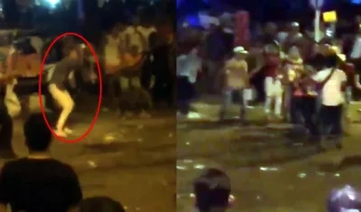 Convertida en una batalla campal terminó la zona del ‘Pradito