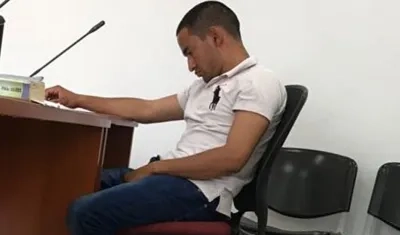 Jean Pierre Polo Bonett durante la audiencia.