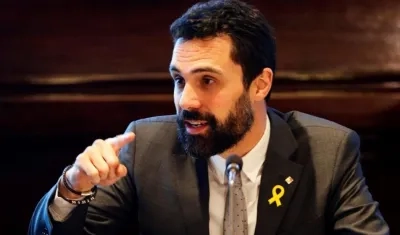 El presidente del Parlamento catalán, Roger Torrent.