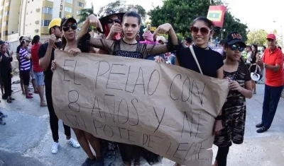 Giselle Lacouture se robó el show nuevamente en este cortejo fúnebre