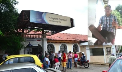 Dairo falleció cuando era atendido en el Hospital General de Barranquilla.