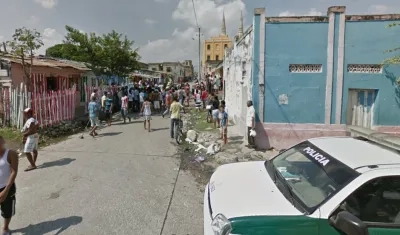 Lugar de los hechos en el barrio Rebolo.