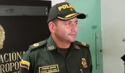 TC Hugo Molano, Comandante Operativo Policía Metropolitana.