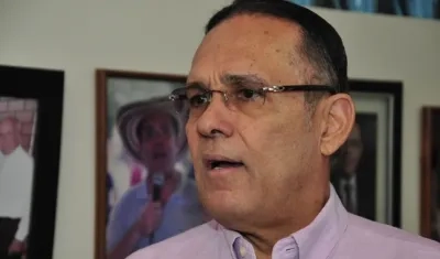 El presidente del Senado, Efraín Cepeda