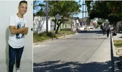 Yohemir Orlando Escorcia Moreno, de 20 años, joven fallecido.