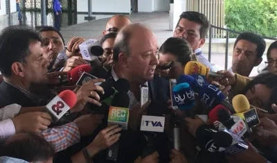 Luis Carlos Villegas, ministro de Defensa.