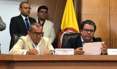 Ministro de Minas y Energía, Germán Arce Zapata.