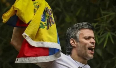 Leopoldo López, líder opositor de Voluntad Popular.