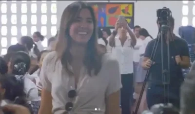 La exMiss Universo Paulina Vega.