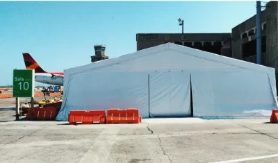 El acceso a las salas transitorias 9, 10 y 11 se realizará por el mismo camino al que se llega a las usuales salas de espera (6, 7 y 8). 