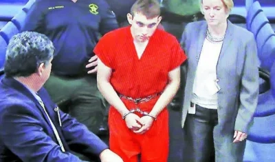 Nikolas Cruz, autor de la masacre en una escuela de la Florida.