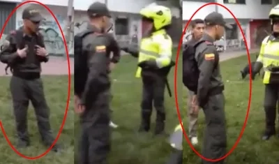 Las autoridades capturaron esta semana a un policía auxiliar acusado de robar un teléfono celular a una mujer en Bogotá