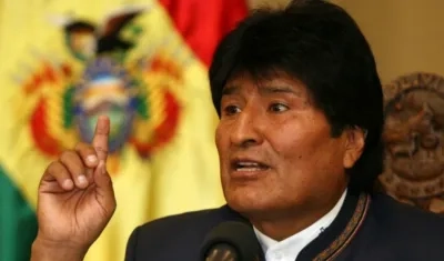 Evo Morales, presidente de Bolivia.