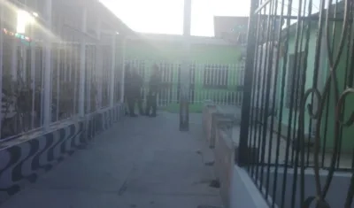 Lugar donde ocurrió el crimen.