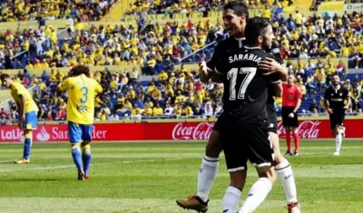 Sevilla volvió a ganar en la Liga. 1-2 ante Las Palmas