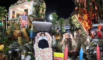 La escuela Beija Flor, ganadora del Carnaval de Río.