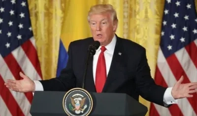 Donald Trump, presidente de Estados Unidos.