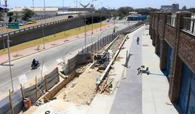 El entorno del estadio de béisbol Édgar Rentería.