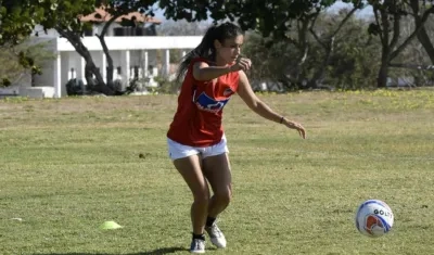 Daniela Montoya, referente de las Tiburonas de Junior. 