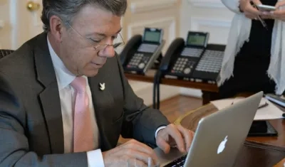 Presidente Juan Manuel Santos contestará por Facebook Live inquietudes de los colombianos.
